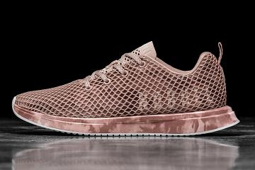 Women's Nobull Dusty Rose Tie-Dye Mesh Running Shoes Rose | SG V2706R